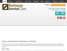 Tablet Screenshot of kissimmeefamilydentist.com